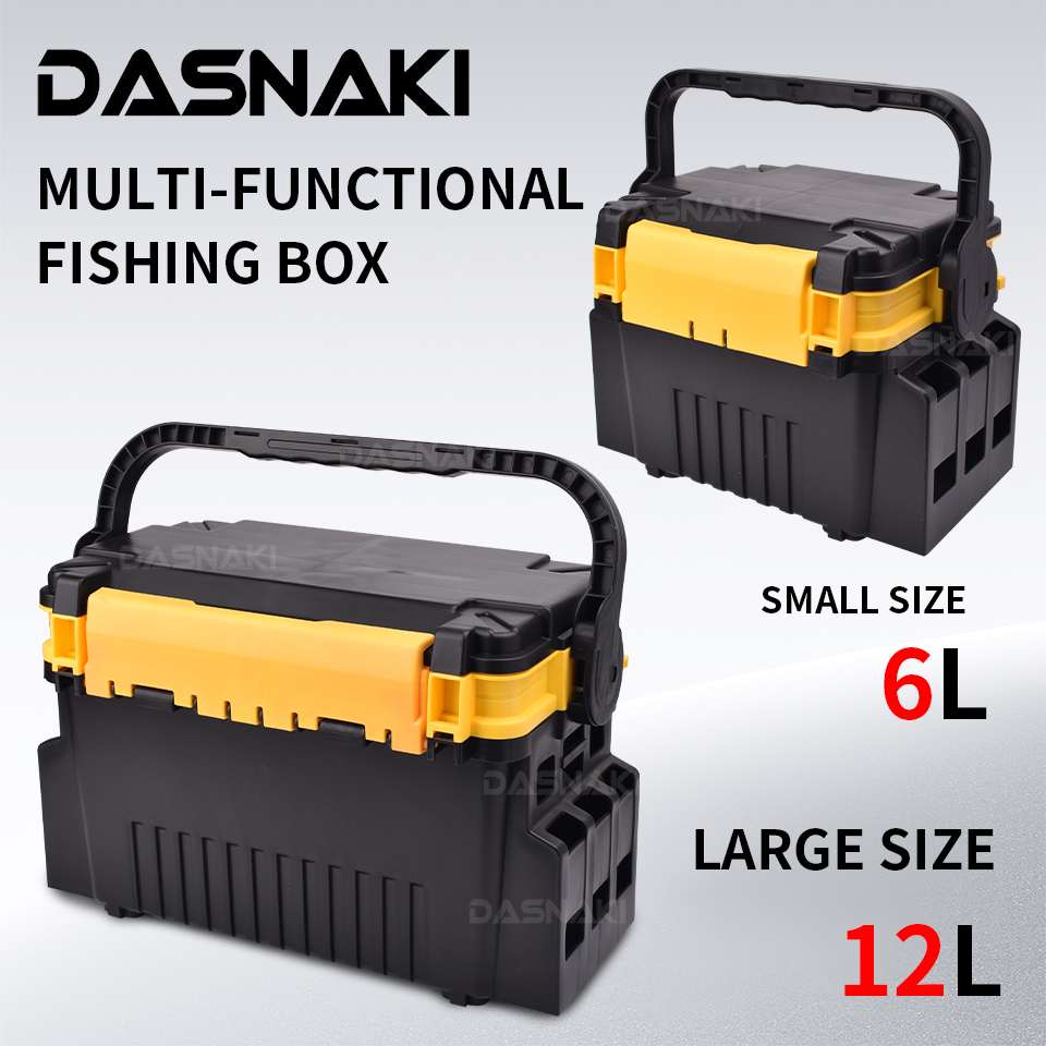 Fishing Kayak Crate - 釣りボックス 多機能釣具ボックス 取り外し可能なルアー収納ボックス 大容量 防水性が高く気密性が高い
